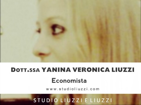 Dott.ssa Yanina Veronica Liuzzi Economista- Economist
