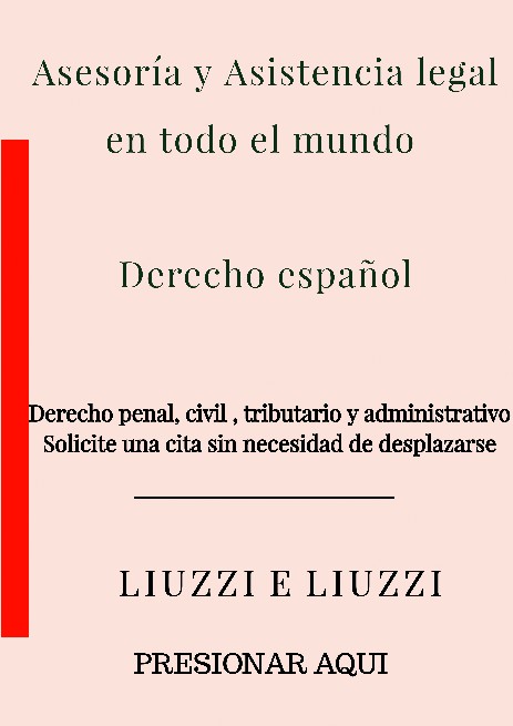 Abogada en España y en Italia Avvocato Cassazionista Viviana Fiorella Liuzzi titular LIUZZI e LIUZZI Bufete internacional de abogados y economistas Italia- España y en todo el mundo