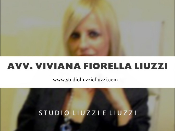 Avvocato Viviana Fiorella Liuzzi. Studio legale internazionale Liuzzi e Liuzzi in Italia e Spagna