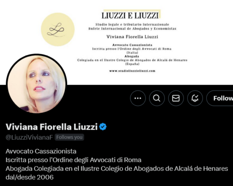 Viviana Fiorella Liuzzi Twitter- X Avvocato Cassazionista in Italia/ Abogada in Spagna