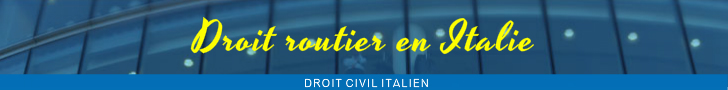 Droit routier en Italie- Avocats francophones Avocats en Italie Droit routier Droit civil Droit pénal italien