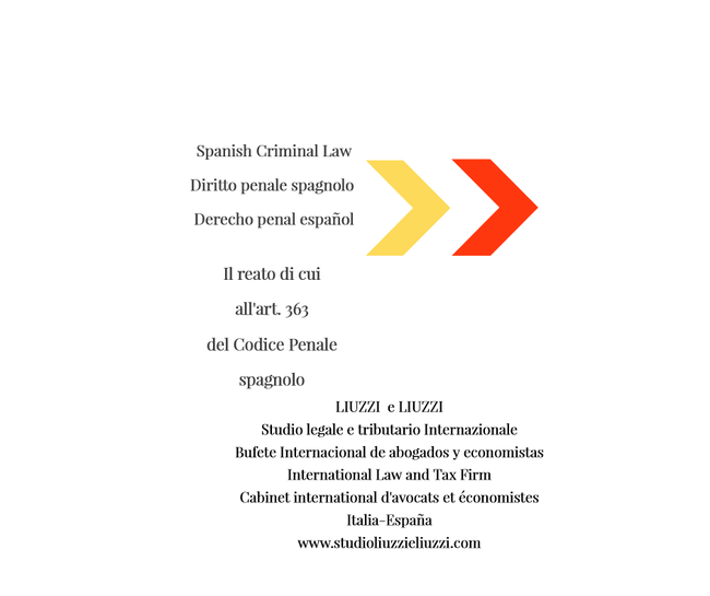 codice penale spagnolo reato traffico aliment bevande nocivi avvocato penalista spagna