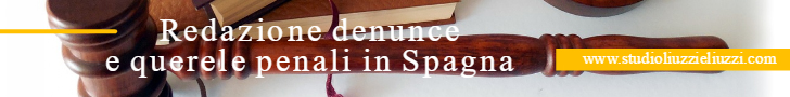 redazione denunce e querele in Spagna redazione denunce e querele in Spagna