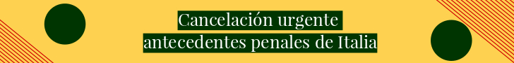 Cancelaçao urgente antecedentes criminais na Itália Cancelaçao urgente antecedentes criminais na Itália